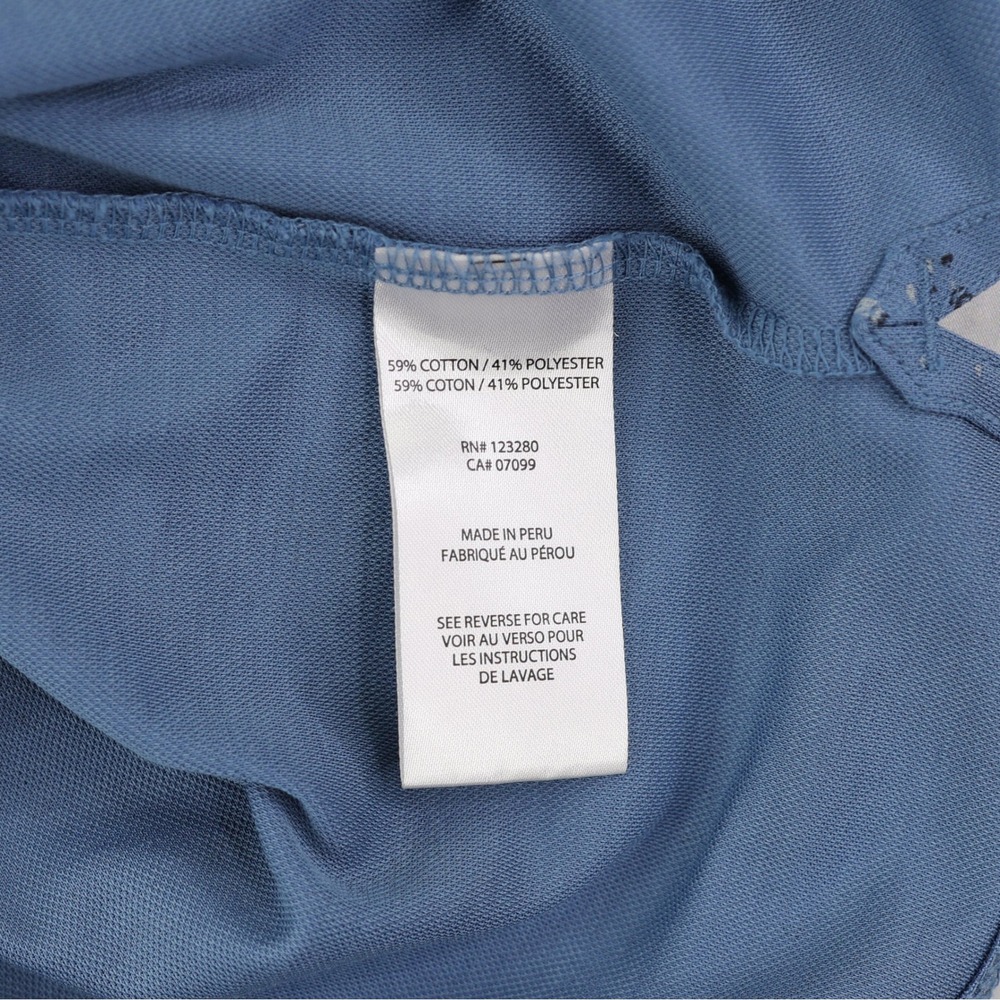 Travis Mathew Splatter Print Golf Polo Mens Small S Blue Bear Dance Golf Club - Picture 6 of 10